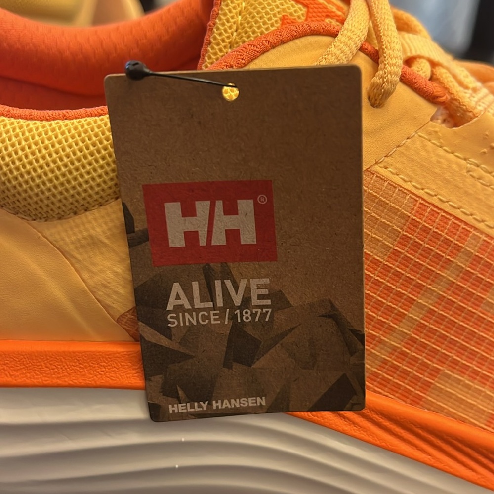 Helly Hanson HP Ahiga Evo 5 Shoes Sneakers Miami Peach Poppy Orange Womens Sz 9 - Picture 12 of 16